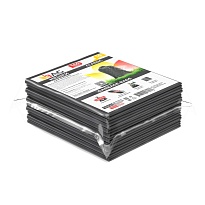 Мешки для мусора 160 л, серые, в пачке 10 шт., ПВД, 40 мкм, 900х1100 мм, i-Bag в Апатитах