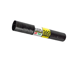 Мешки для мусора 160 л, черные, в рулоне 25 шт., ПВД, 40 мкм, 1100х800 мм, GRIFON, 101-030 в Апатитах