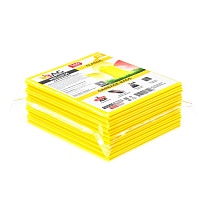 Мешки для мусора 160 л, желтые, в пачке 10 шт., ПВД, 40 мкм, 900х1100 мм, i-Bag в Апатитах