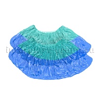 Бахилы бирюзово-синие 1000 шт (500 пар), 64 мкм, двойная подошва, двойная резинка, Особопрочные+ в Апатитах